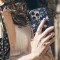 Ivory Vines on Midnight Blue Phone Case iPhone Samsung Cover Pixel 6301 - Image 5