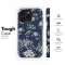 Ivory Vines on Midnight Blue Phone Case iPhone Samsung Cover Pixel 6301 - Image 6