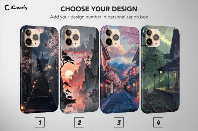 Japanese Anime Scenes Phone Case iPhone Samsung Cover Pixel 6178 - Image 1