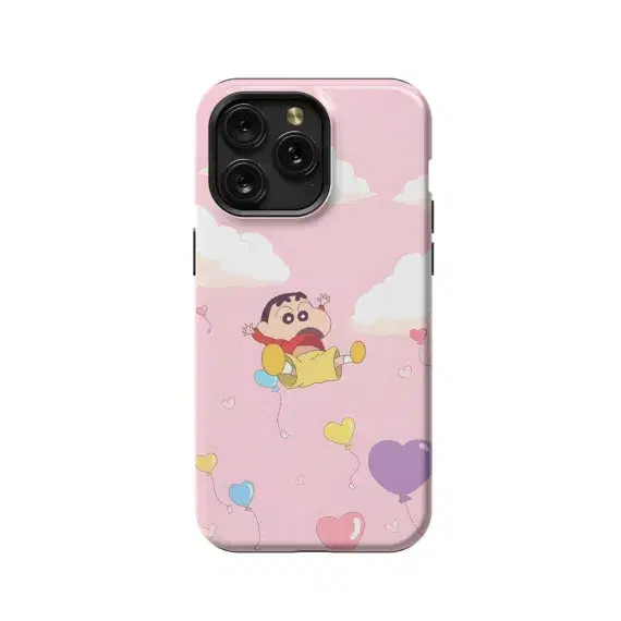 Japanese Cartoon Crayon Phone Case iPhone Samsung Pixel & More - Image 1