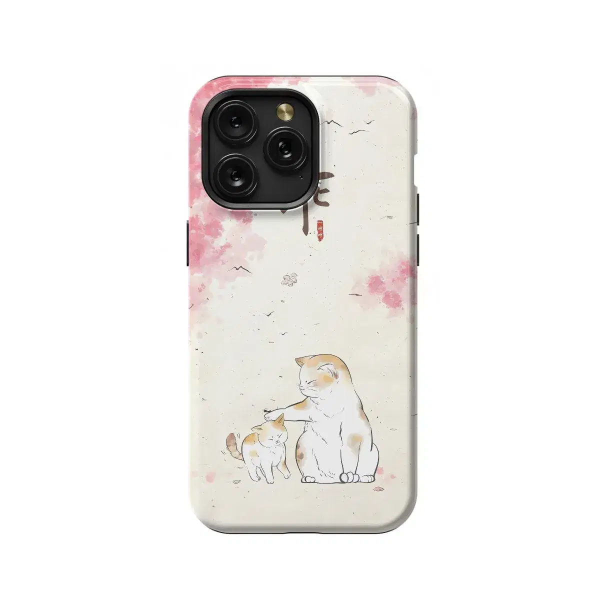 Japanese Cats Phone Case iPhone Samsung Pixel & More - Image 1