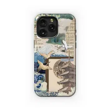 Japanese Mood Board Collage Phone Case iPhone Samsung Cover Pixel 1891 - Image 1