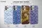 Japanese Seigaiha Wave Phone Case Blue Gold Cover - Image 1