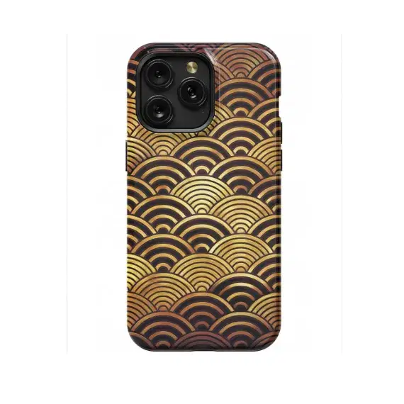 Japanese Seigaiha Wave Phone Case iPhone Samsung Pixel & More 223 - Image 1