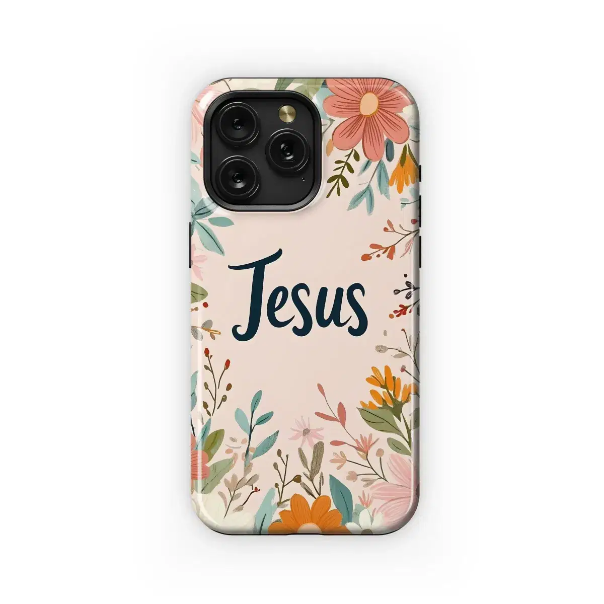 Jesus Floral Garden Phone Case iPhone Samsung Cover Pixel 5033 - Image 1