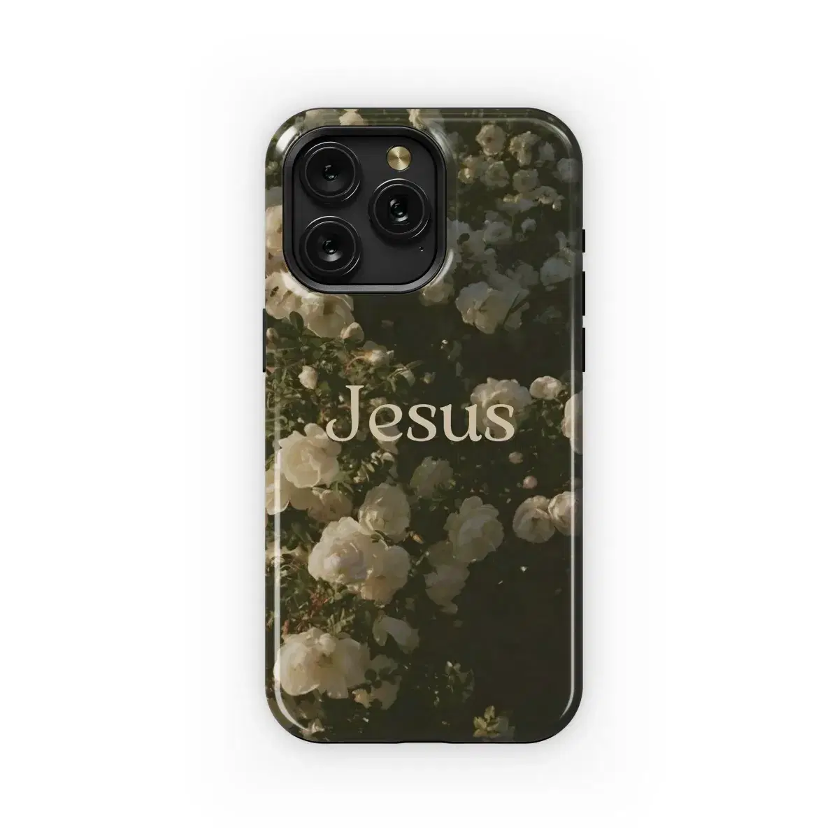 Jesus, Roses, Floral Design Phone Case iPhone Samsung Cover Pixel 5026 - Image 1