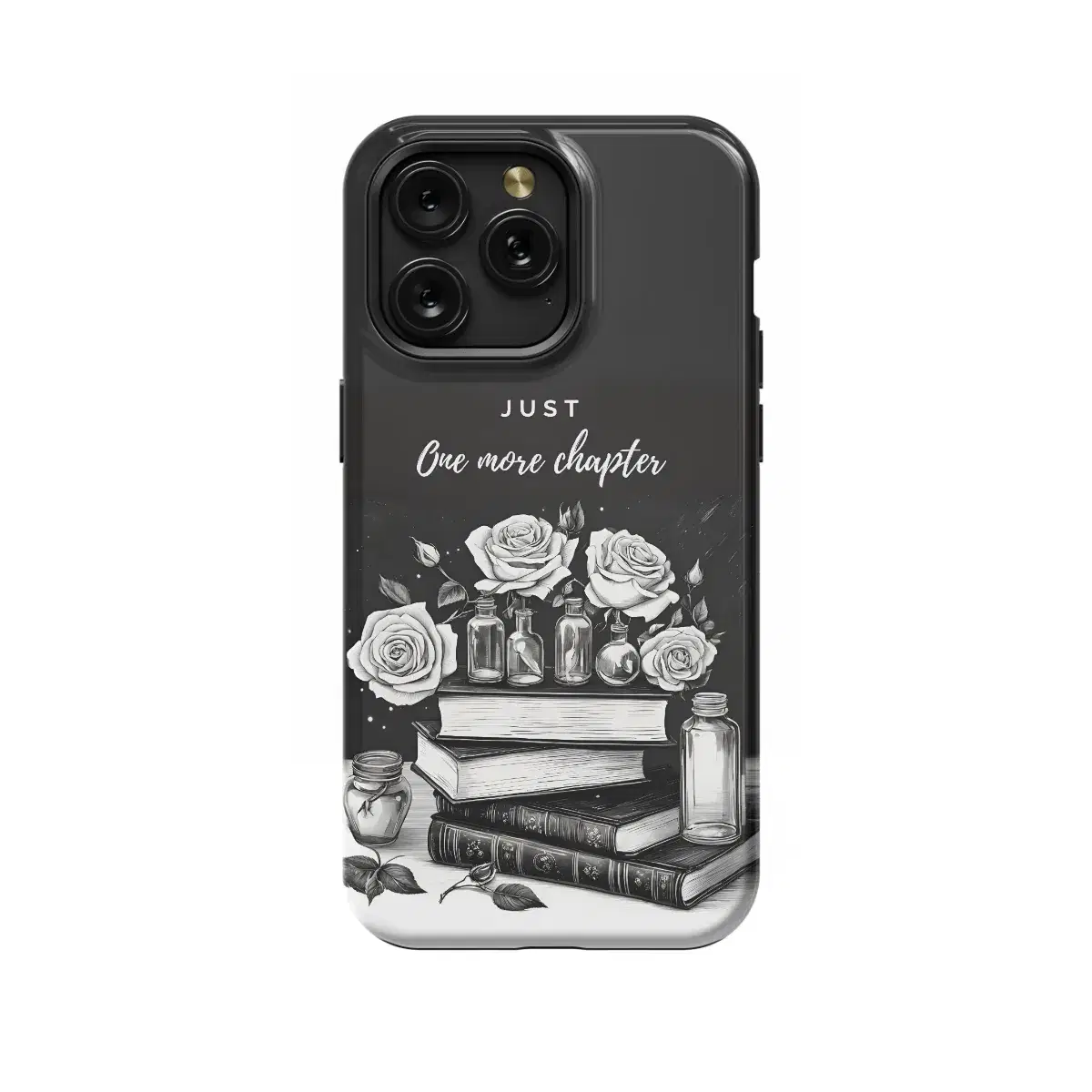 Just One More Chapter Book Lover Phone Case iPhone Samsung Pixel & More 235 - Image 1