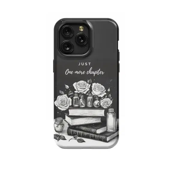 Just One More Chapter Book Lover Phone Case iPhone Samsung Pixel & More 235 - Image 1