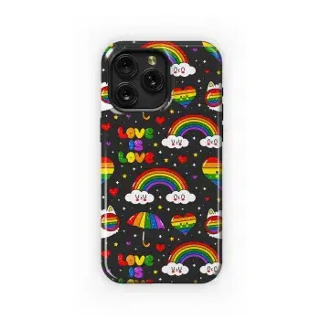 Kawaii Gay LGBT Phone Case iPhone Samsung Cover Pixel 3900 - Image 1