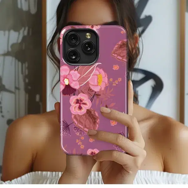 Kawaii Writing and Reading Pattern Phone Case iPhone Samsung Cover Pixel 5372 - Image 1