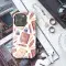 Kawaii Writing and Reading Pattern Phone Case iPhone Samsung Cover Pixel 5372 - Image 3