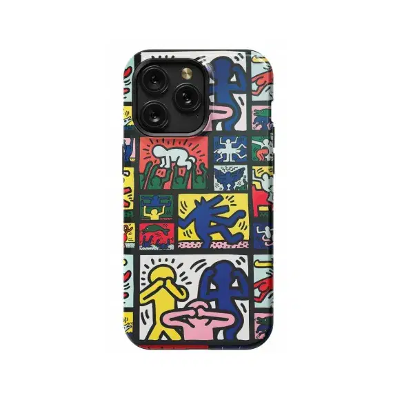 Keith Haring Art Phone Case iPhone Samsung Pixel & More #112 - Image 1
