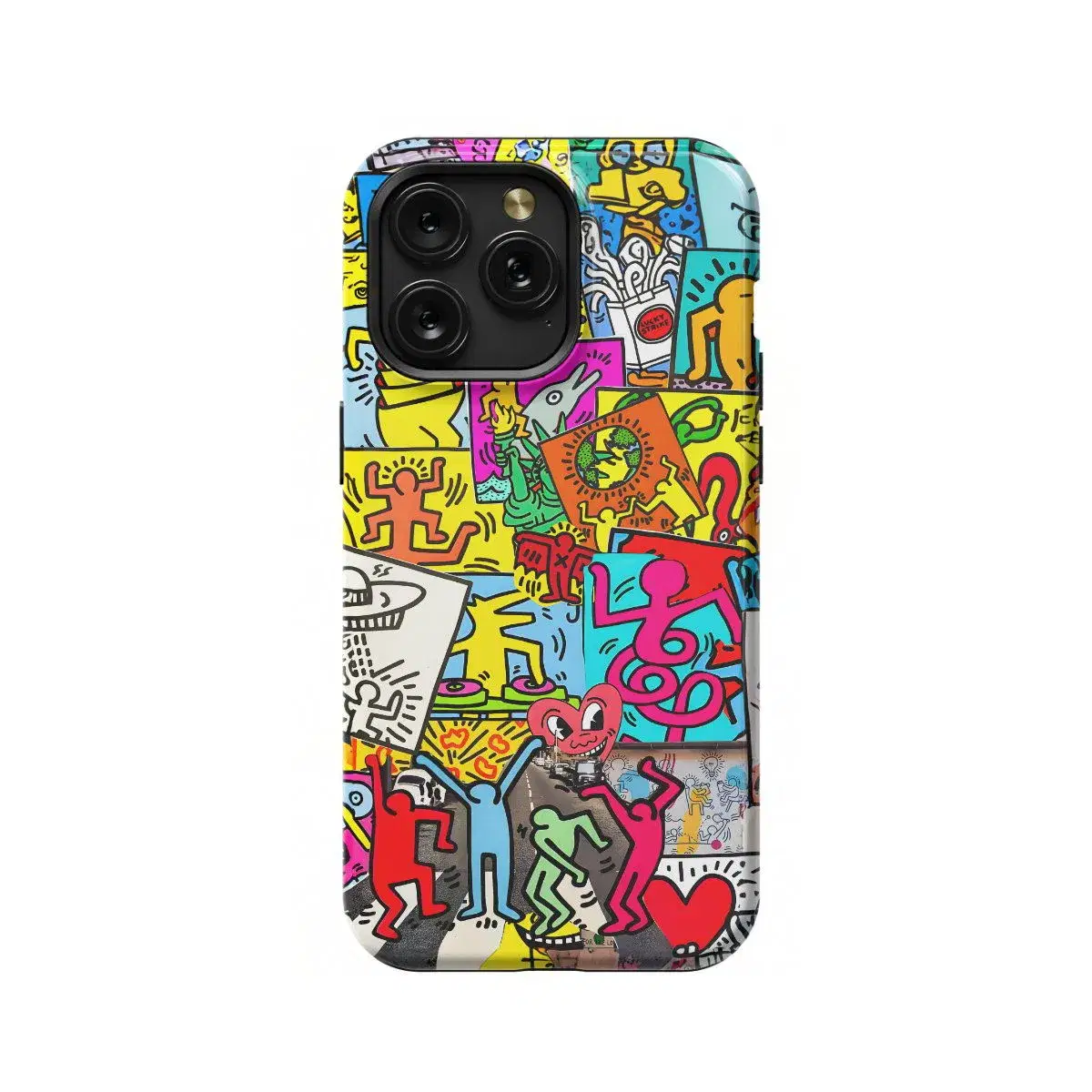 Keith Haring Art Phone Case iPhone Samsung Pixel & More #113 - Image 1