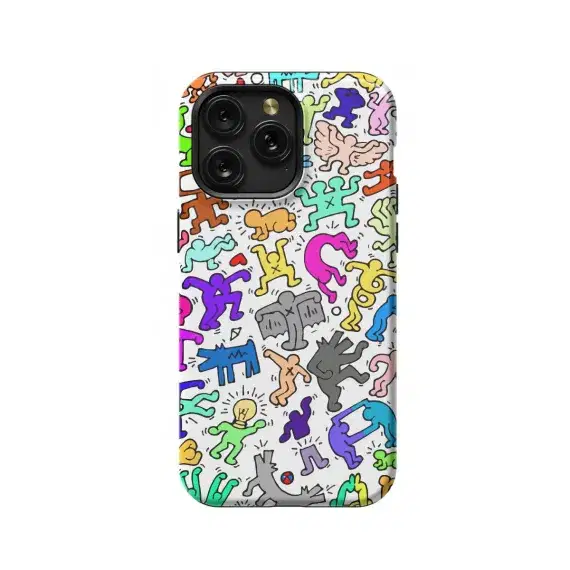 Keith Haring Art Phone Case iPhone Samsung Pixel & More #161 - Image 1