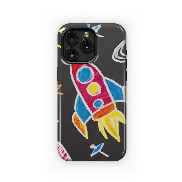 Kids Space Phone Case iPhone Samsung Cover Pixel 3477