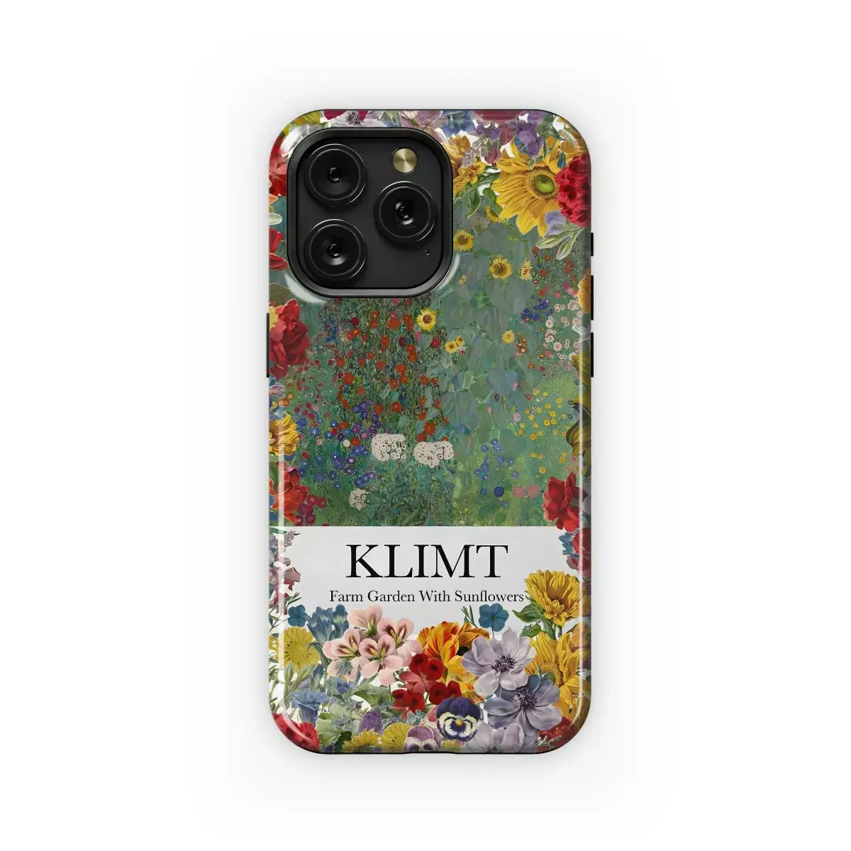 Klimt's Flower Garden Art
 Phone Case iPhone Samsung Cover Pixel 4997 - Image 1
