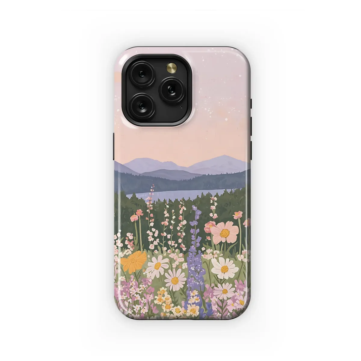 Lakeside Wildflower Meadow Dream Phone Case iPhone Samsung Cover Pixel 7360 - Image 1