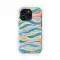 Large Wavy Watercolor Phone Case iPhone Samsung Cover Pixel 3759 - Image 1
