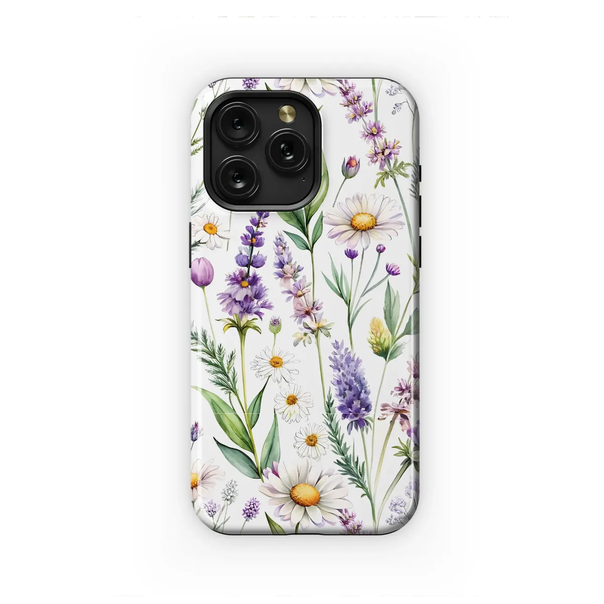 Lavender and Daisy Meadow Dream Phone Case iPhone Samsung Cover Pixel 7547 - Image 1