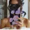 Lavender Blooms Dark Night
 Phone Case iPhone Samsung Cover Pixel 4258 - Image 2