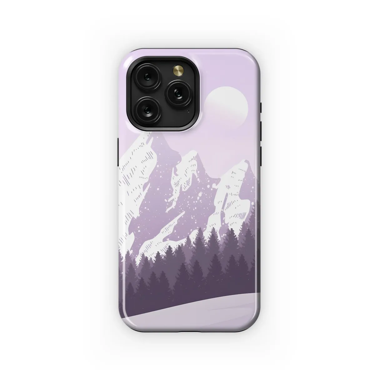 Lavender Moon Mountains
 Phone Case iPhone Samsung Cover Pixel 6013 - Image 1