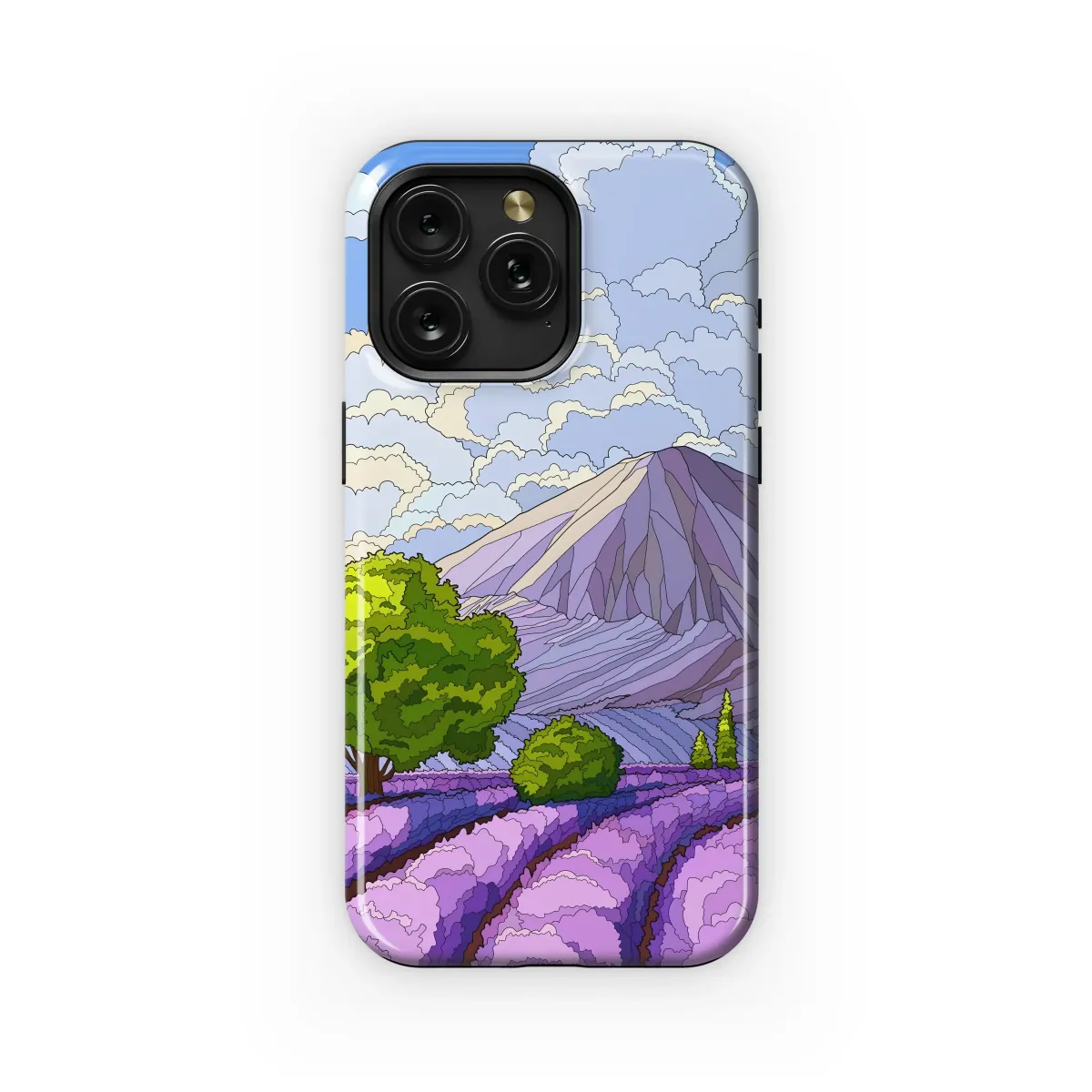 Lavender Mountain View
 Phone Case iPhone Samsung Cover Pixel 5984 - Image 1