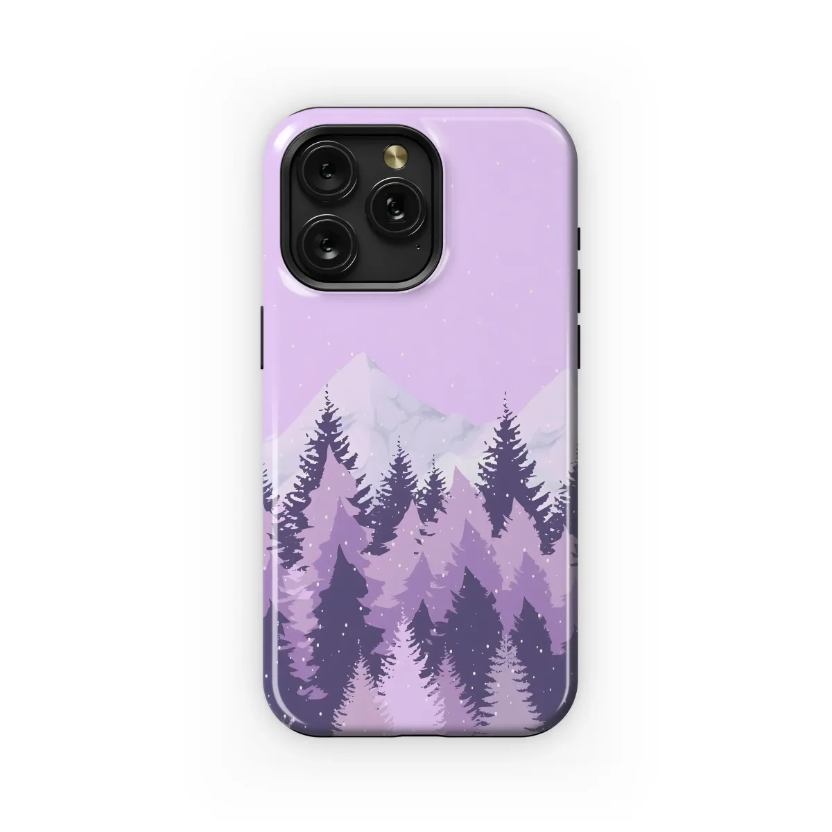 Lavender Winter Forest
 Phone Case iPhone Samsung Cover Pixel 6012 - Image 1