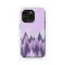 Lavender Winter Forest
 Phone Case iPhone Samsung Cover Pixel 6012 - Image 1