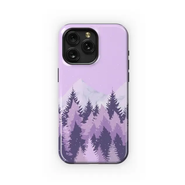 Lavender Winter Forest
 Phone Case iPhone Samsung Cover Pixel 6012