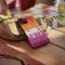 LGBT+ Lesbian Subtle Lineart Pride Phone Case, Bi Aesthetic Wavy Paint Cover - Image 3