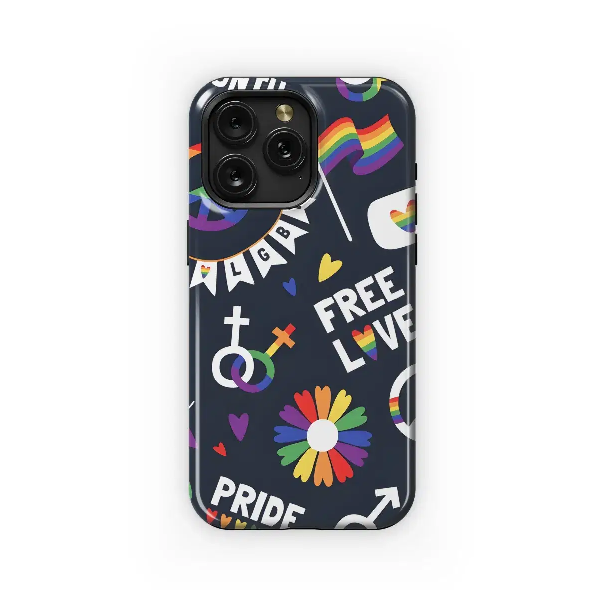 LGBT Pride Phone Case iPhone Samsung Cover Pixel 3876 - Image 1
