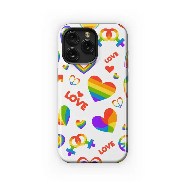 LGBT Rainbow Phone Case iPhone Samsung Cover Pixel 3880