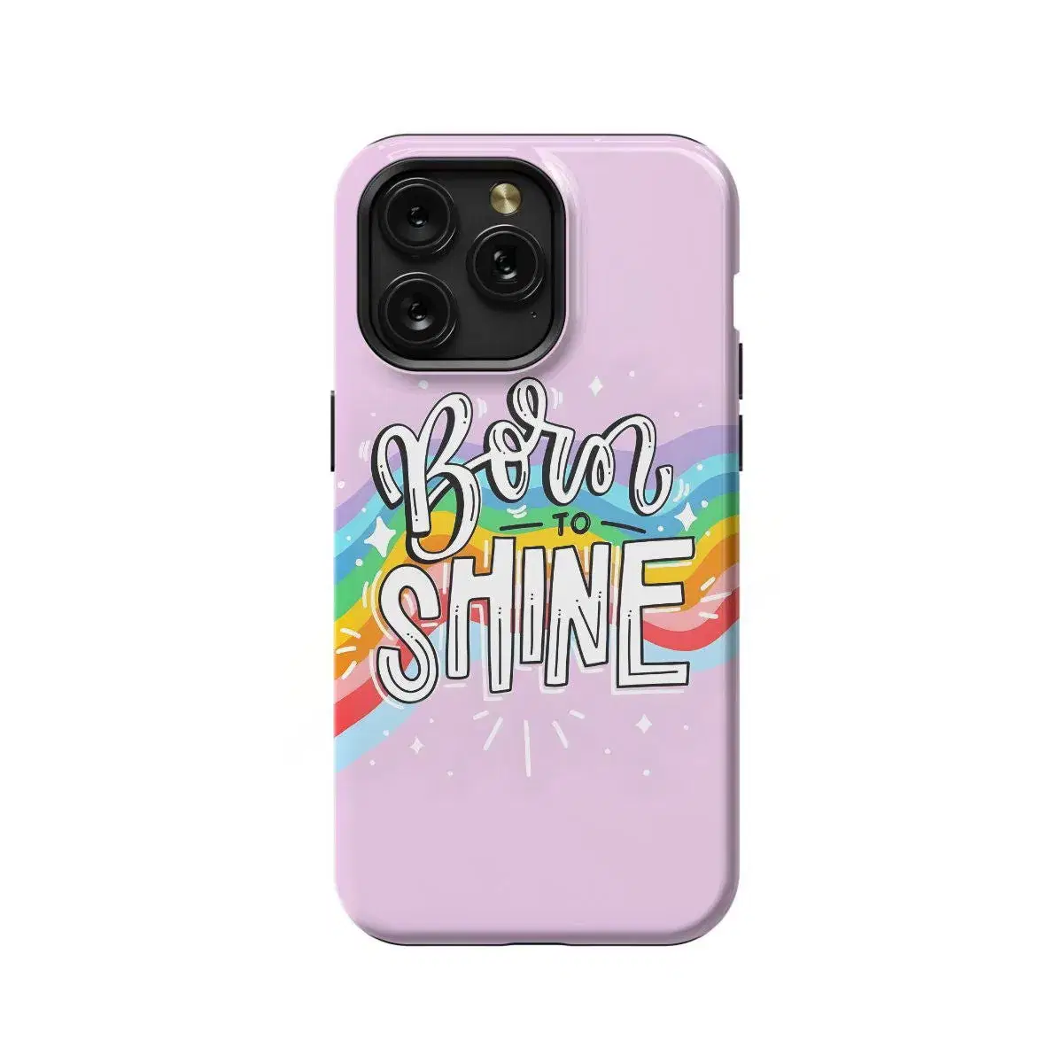 LGBTQ Pride Flag Born to Phone Case iPhone Samsung Pixel & More - Image 1