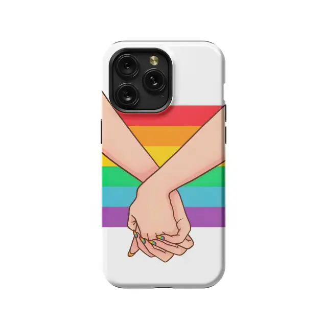 LGBTQ Pride Flag in Phone Case iPhone Samsung Pixel & More