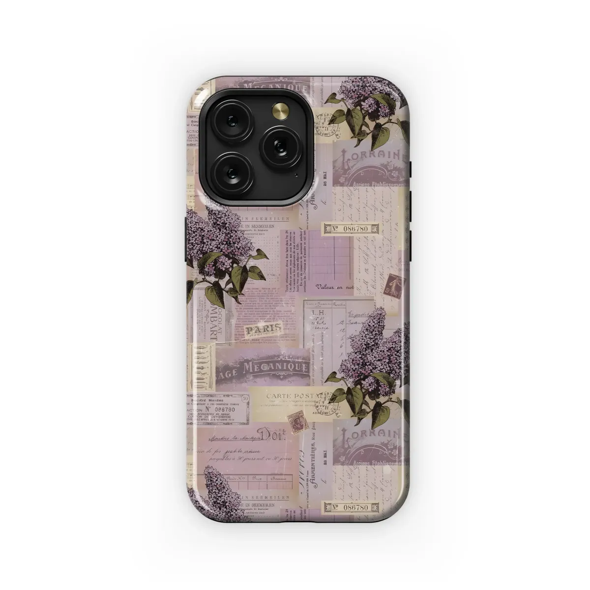 Lilac Vintage Postcards
 Phone Case iPhone Samsung Cover Pixel 5614 - Image 1