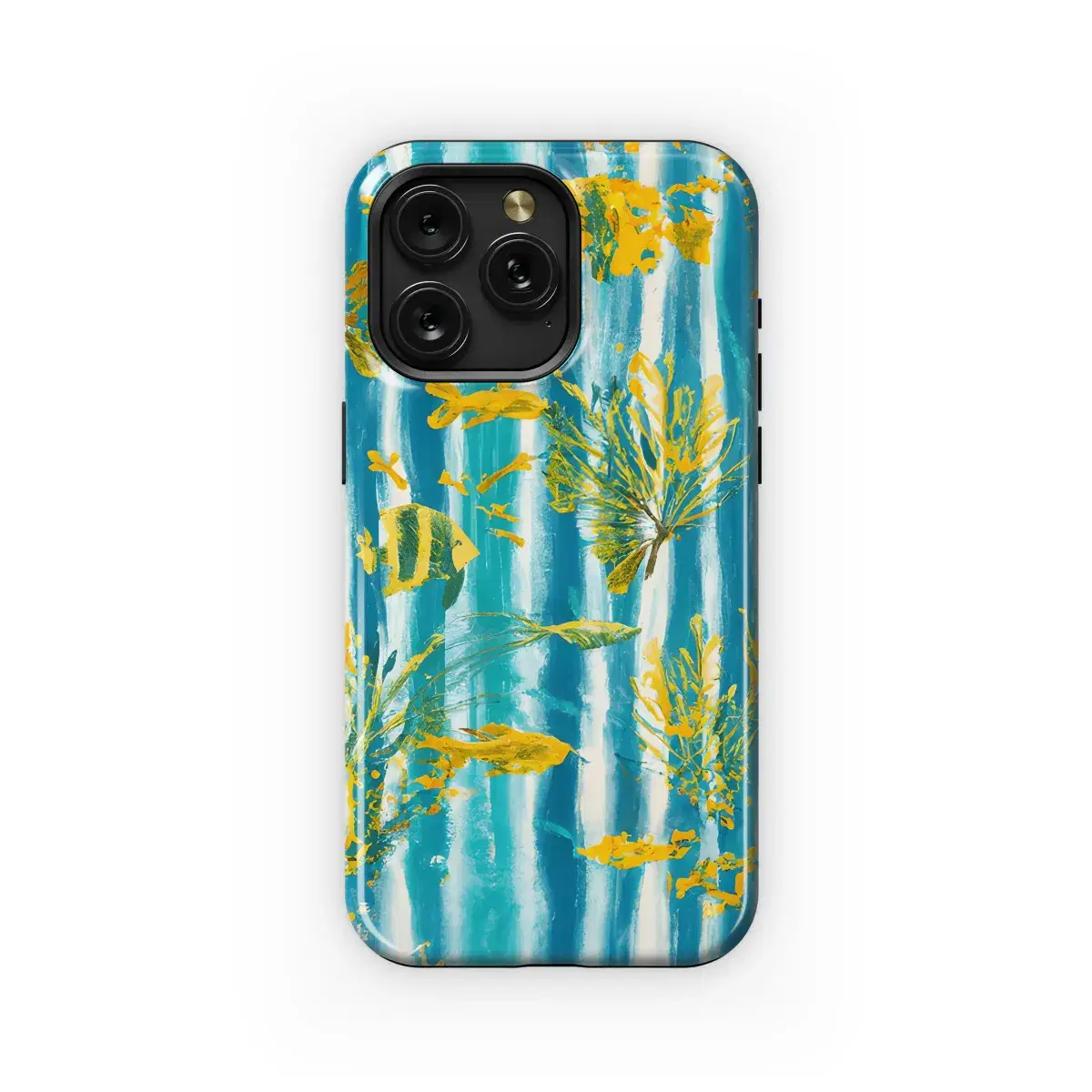 Lilly Pulitzer Watercolor Fish Phone Case iPhone Samsung Cover Pixel 3356 - Image 1