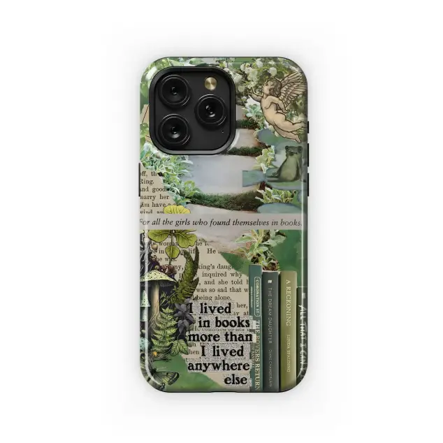 Lived More In Books Phone Case iPhone Samsung Cover Pixel 5002
