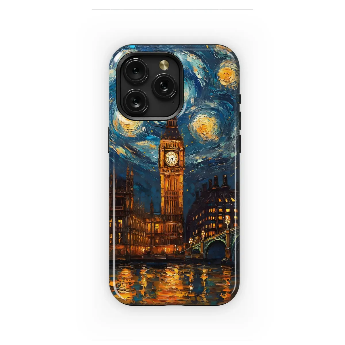 London Night Impressionism
 Phone Case iPhone Samsung Cover Pixel 6091 - Image 1