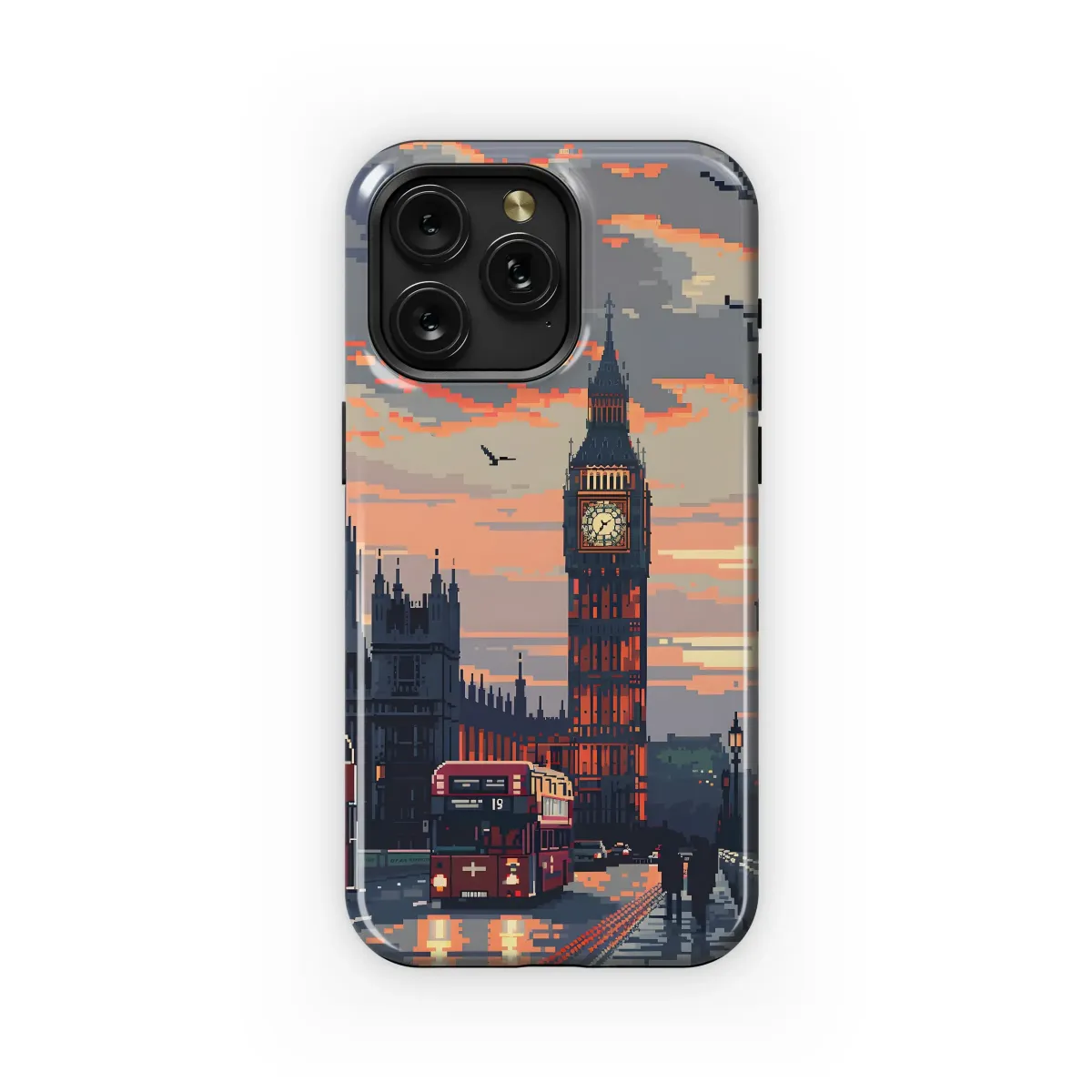 London Pixel Sunset
 Phone Case iPhone Samsung Cover Pixel 6060 - Image 1