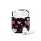 Love Core Pink Dark Seamless Hearts AirPods Case AirPods Pro AirPods Pro 2 AirPods 3 AirPods 2 Glossy 1633 - Image 1