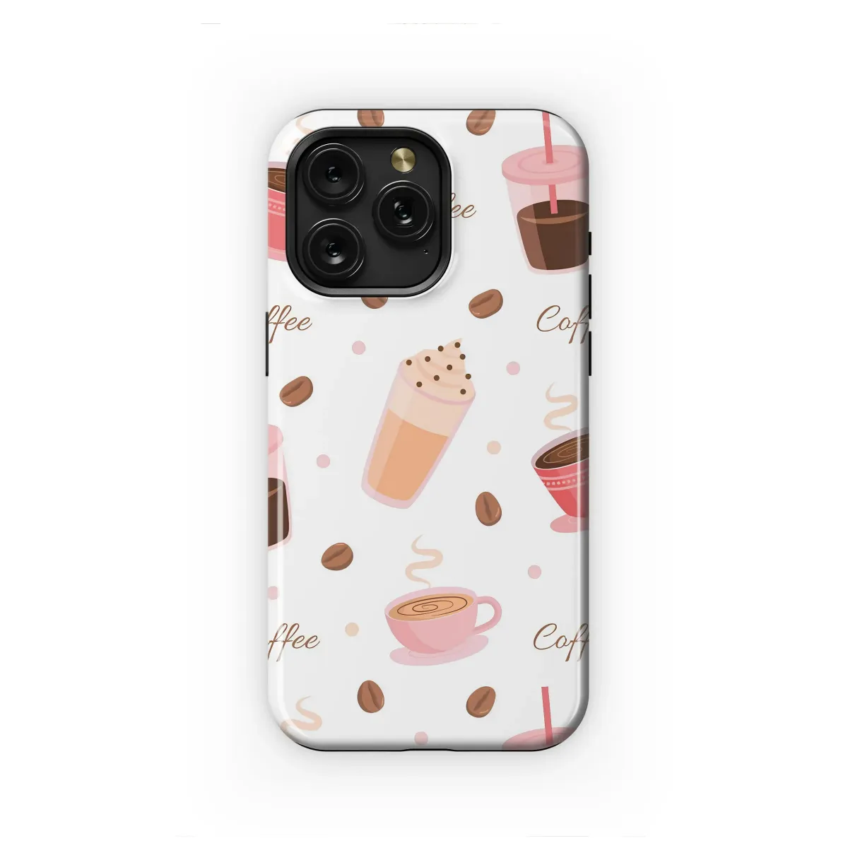Love, Lattes, and Sweet Dreams Phone Case iPhone Samsung Cover Pixel 6822 - Image 1