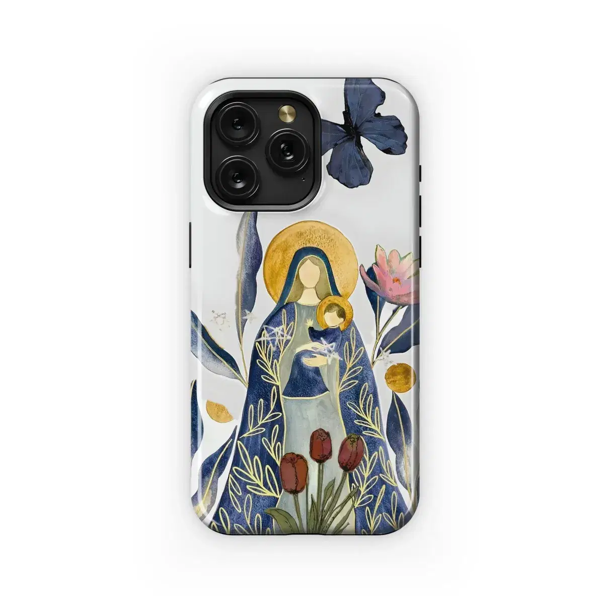 Madonna Butterfly and Flora Phone Case iPhone Samsung Cover Pixel 4925 - Image 1