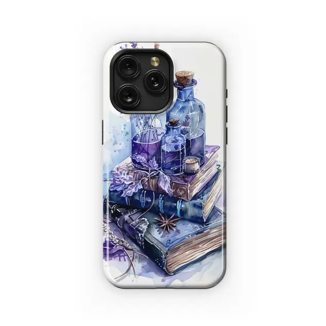Magic Potions Old Books Phone Case iPhone Samsung Cover Pixel 5377