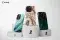 Marble Phone Case Glitter Cyan Black Gold Cover - Image 1