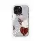 Maroon Gold Botanical Pattern Phone Case iPhone Samsung Cover Pixel 5380 - Image 1
