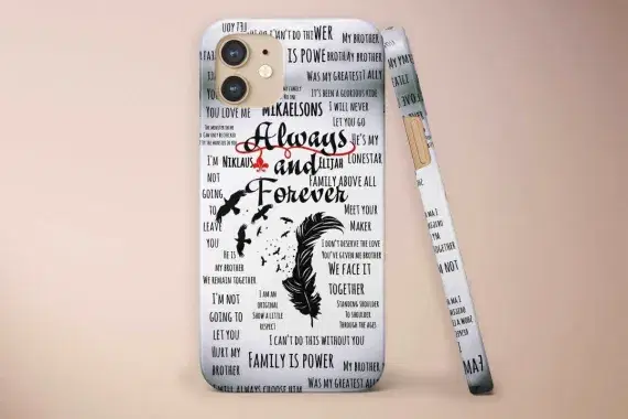 Meaningful Deep Quote Stefan, Damon, Salvatore, and Elena Phone Case 2 - Image 1