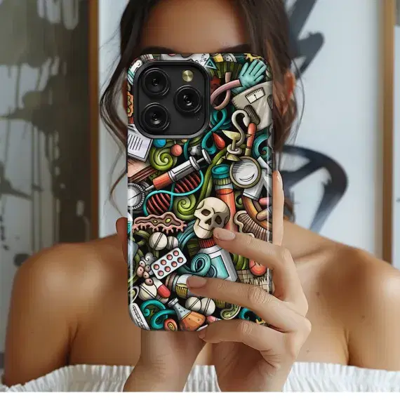Medicine Nurse Phone Case iPhone Samsung Cover Pixel 2514 - Image 1