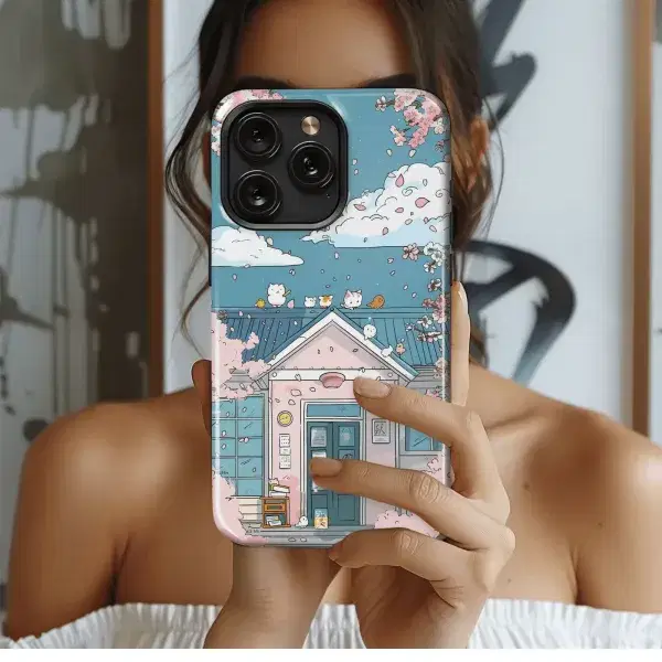 Midnight Blossom Tree
 Phone Case iPhone Samsung Cover Pixel 4223 - Image 1
