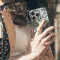 Midnight Cat in Cherry Blossom Grove Phone Case iPhone Samsung Cover Pixel 7389 - Image 5