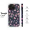 Midnight Garden Pink Floral Blooms Phone Case iPhone Samsung Cover Pixel 7219 - Image 6